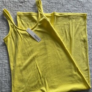 Yellow Women's Poolside Towel Resort Dress